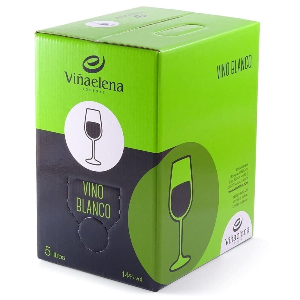 Bag in box Vino blanco Vina Elena 5L