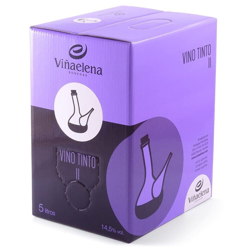 Bag in box Vino tinto 2 year Vina Elena 5L
