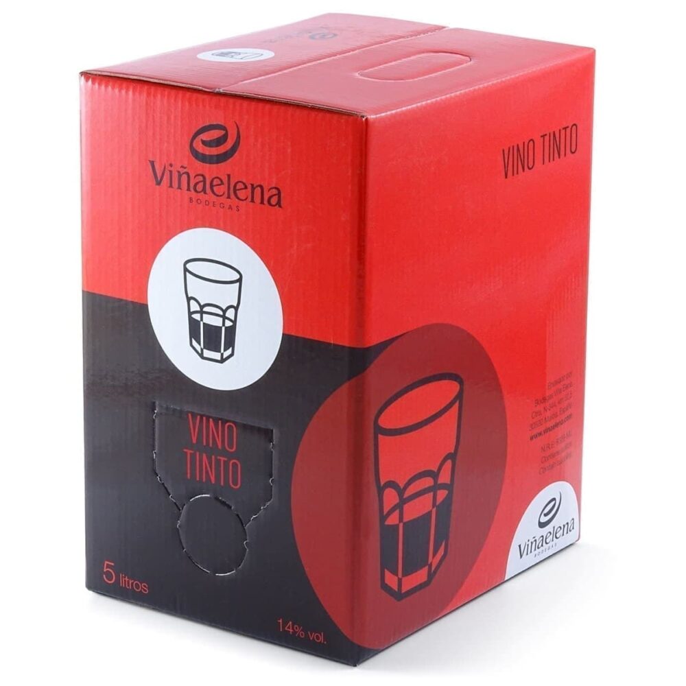 Bag in box Vino tinto joven Vina Elena 5L